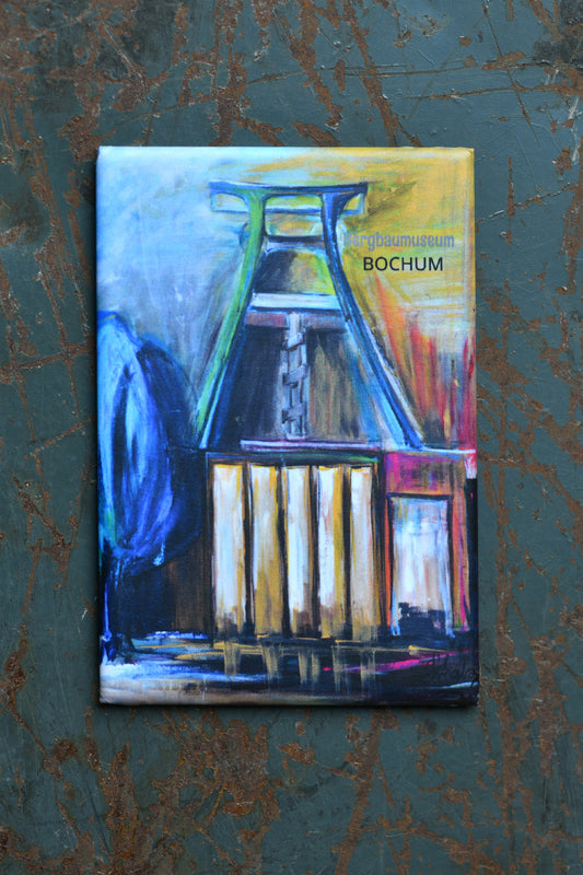 Ruhrpott Geschenke Bochum, Motiv Bergbau Museum als Magnet