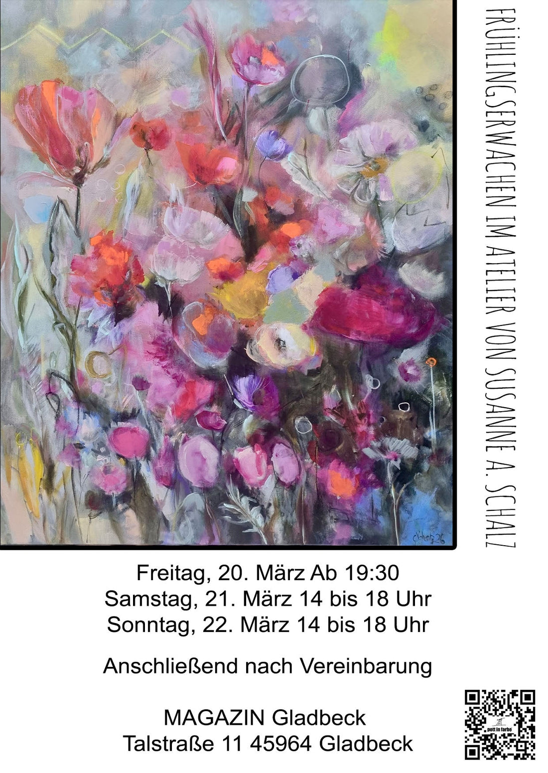 Frühlingserwachen – Vernissage mit Susanne A. Schalz