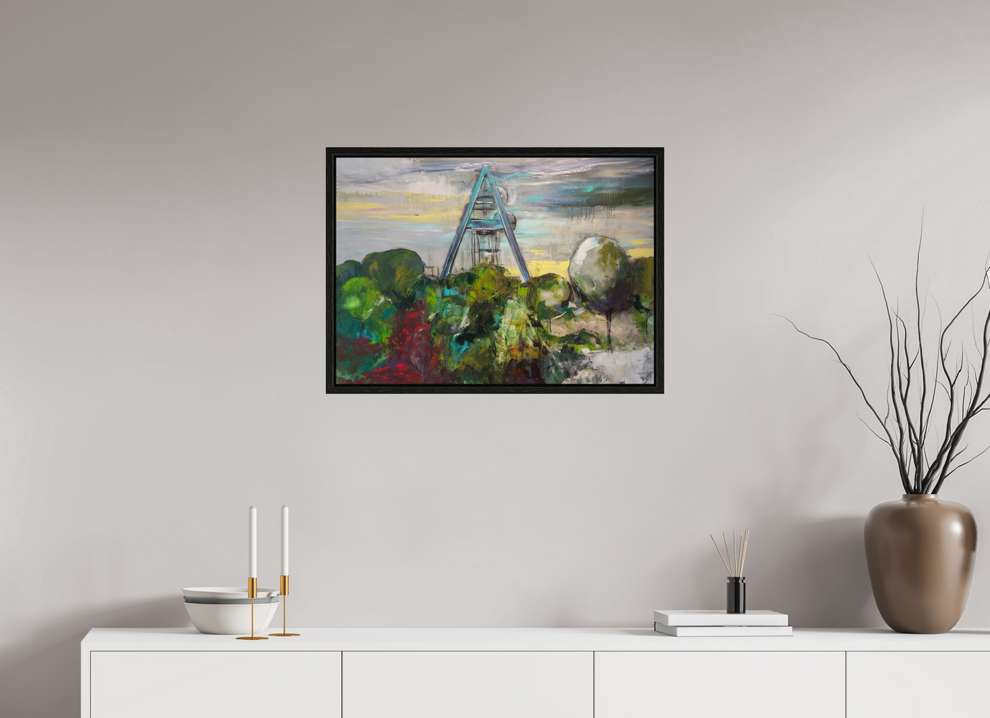 70,2 x 50 cm, Floater Frame Zeche Auguste Victoria | Marl