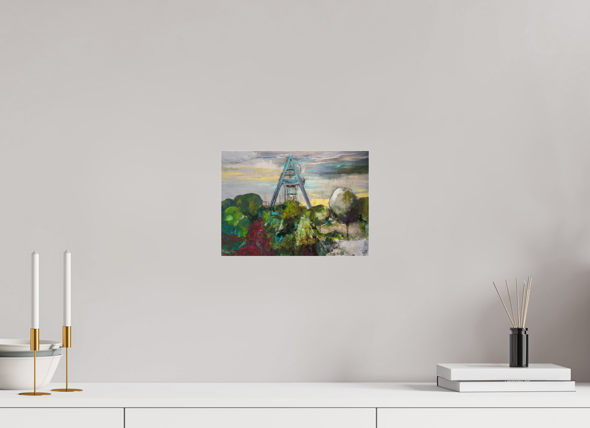28,1 x 20 cm, Photo Print Under Acrylic Glass Zeche Auguste Victoria | Marl