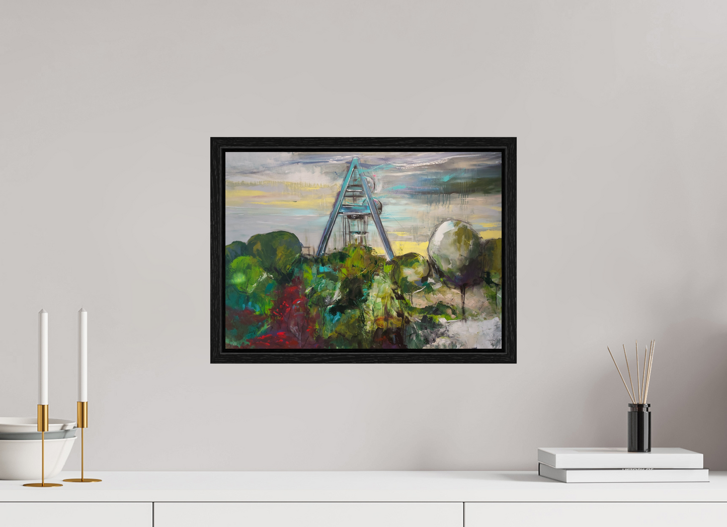 42,1 x 30 cm, Floater Frame Zeche Auguste Victoria | Marl