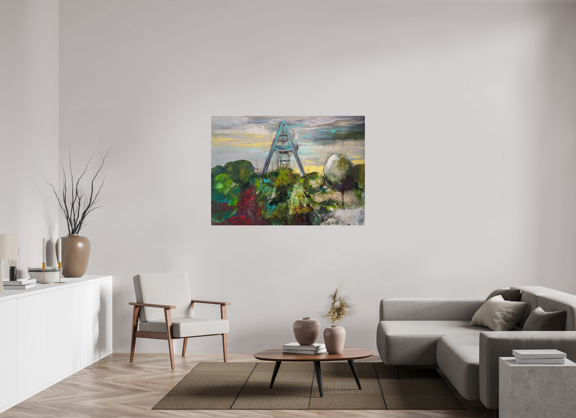 140,4 x 100 cm, Photo Print Under Acrylic Glass Zeche Auguste Victoria | Marl