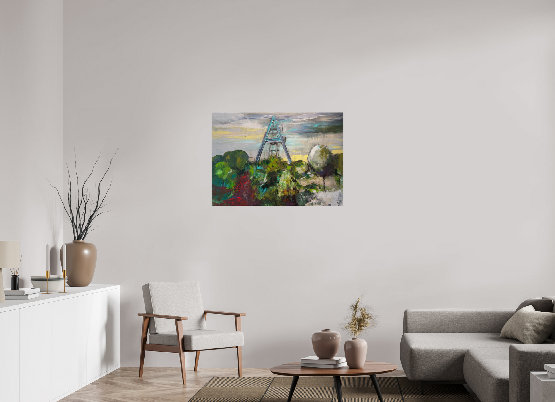 98,3 x 70 cm, Photo Print Under Acrylic Glass Zeche Auguste Victoria | Marl
