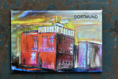 Ruhrpott Geschenke Dortmund, Motiv Dortmunder U als Magnet