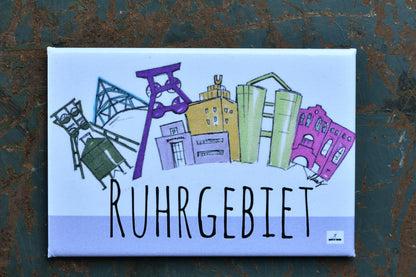 Ruhrgebiet Skizze | Magnet