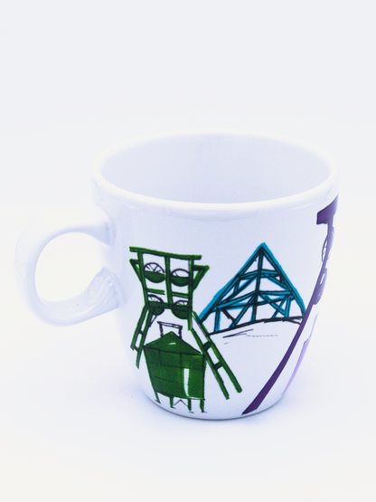 Skizze Ruhrgebiet | Tasse