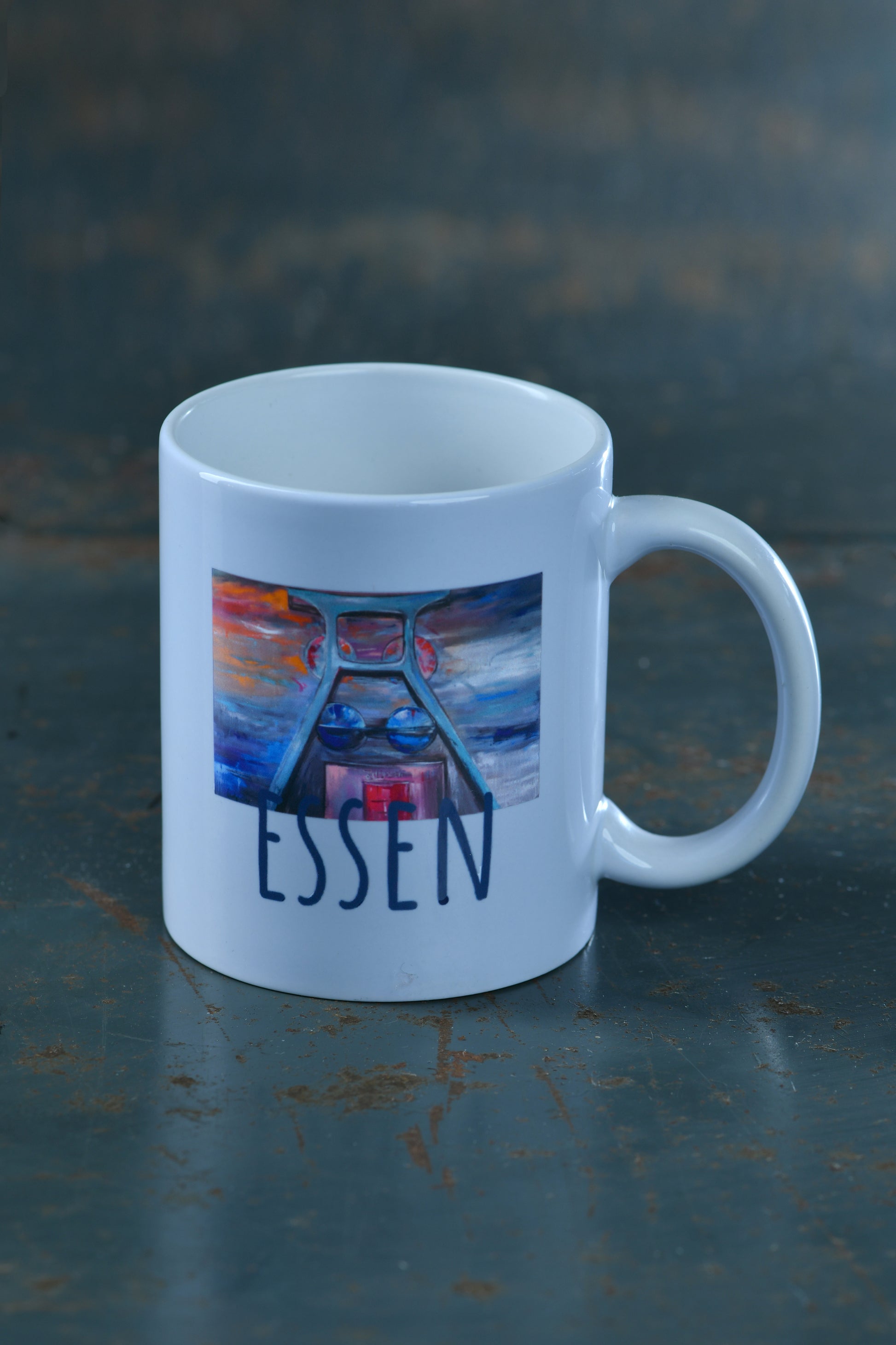 Ruhrpott Geschenke Tasse, schöne Tasse mit dem Motiv Zeche Zollverein