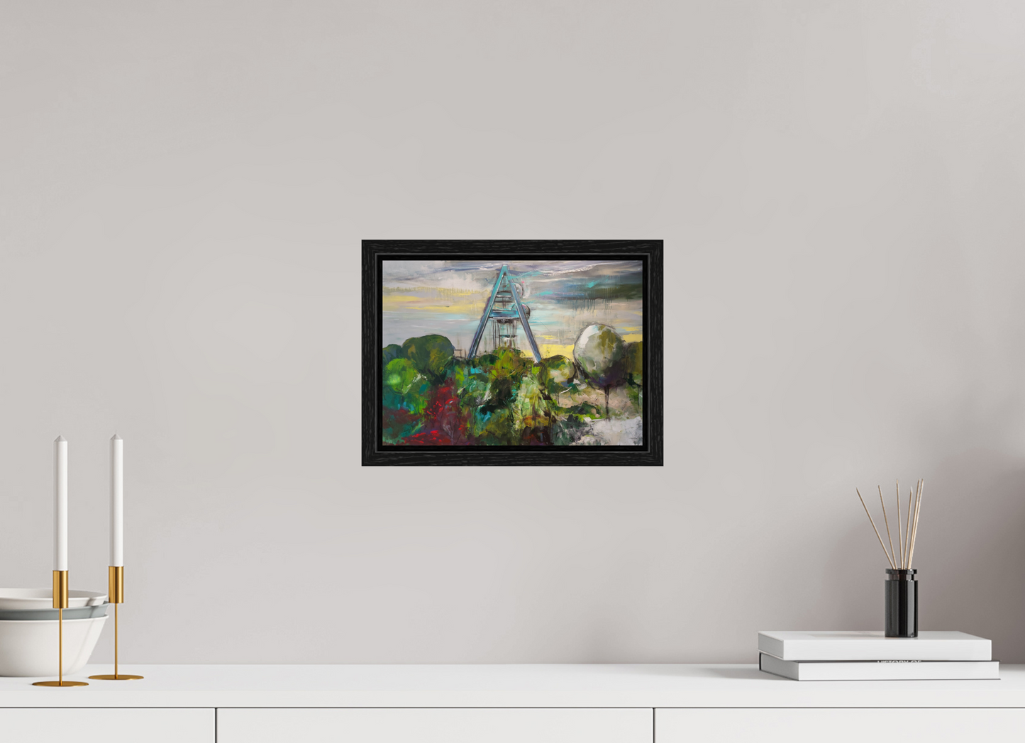 28,1 x 20 cm, Floater Frame Zeche Auguste Victoria | Marl