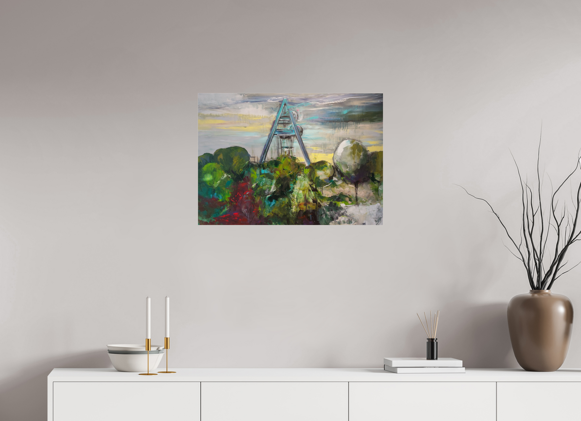 70,2 x 50 cm, Photo Print Under Acrylic Glass Zeche Auguste Victoria | Marl