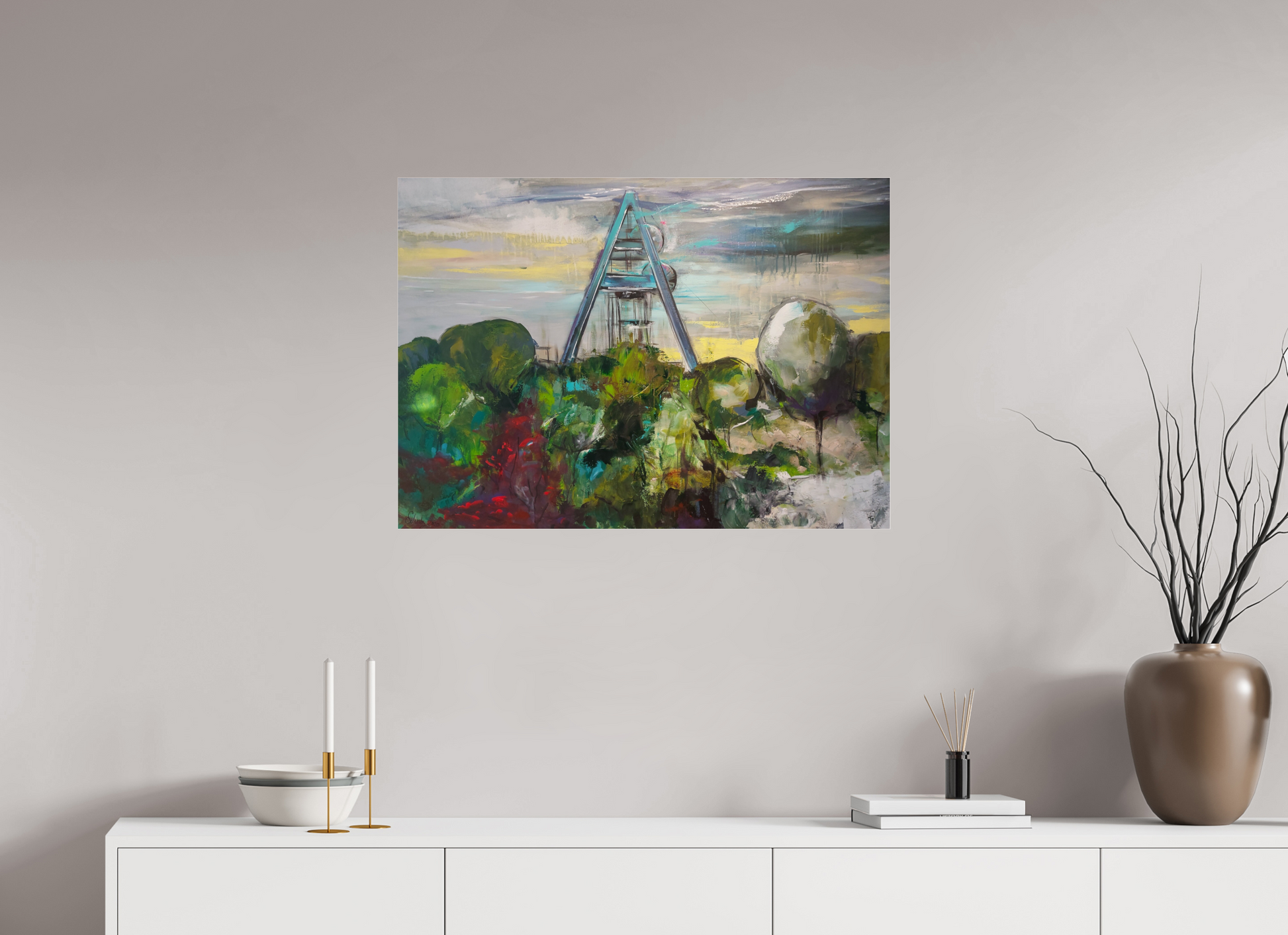 84,2 x 60 cm, Photo Print Under Acrylic Glass Zeche Auguste Victoria | Marl