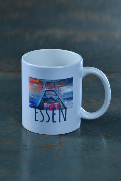Ruhrpott Geschenke Tasse, schöne Tasse mit dem Motiv Zeche Zollverein